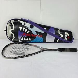 Black Knight Carbon 4 Titanium BK 3110TI Squash Racquet & Rare Jaws Soft Case
